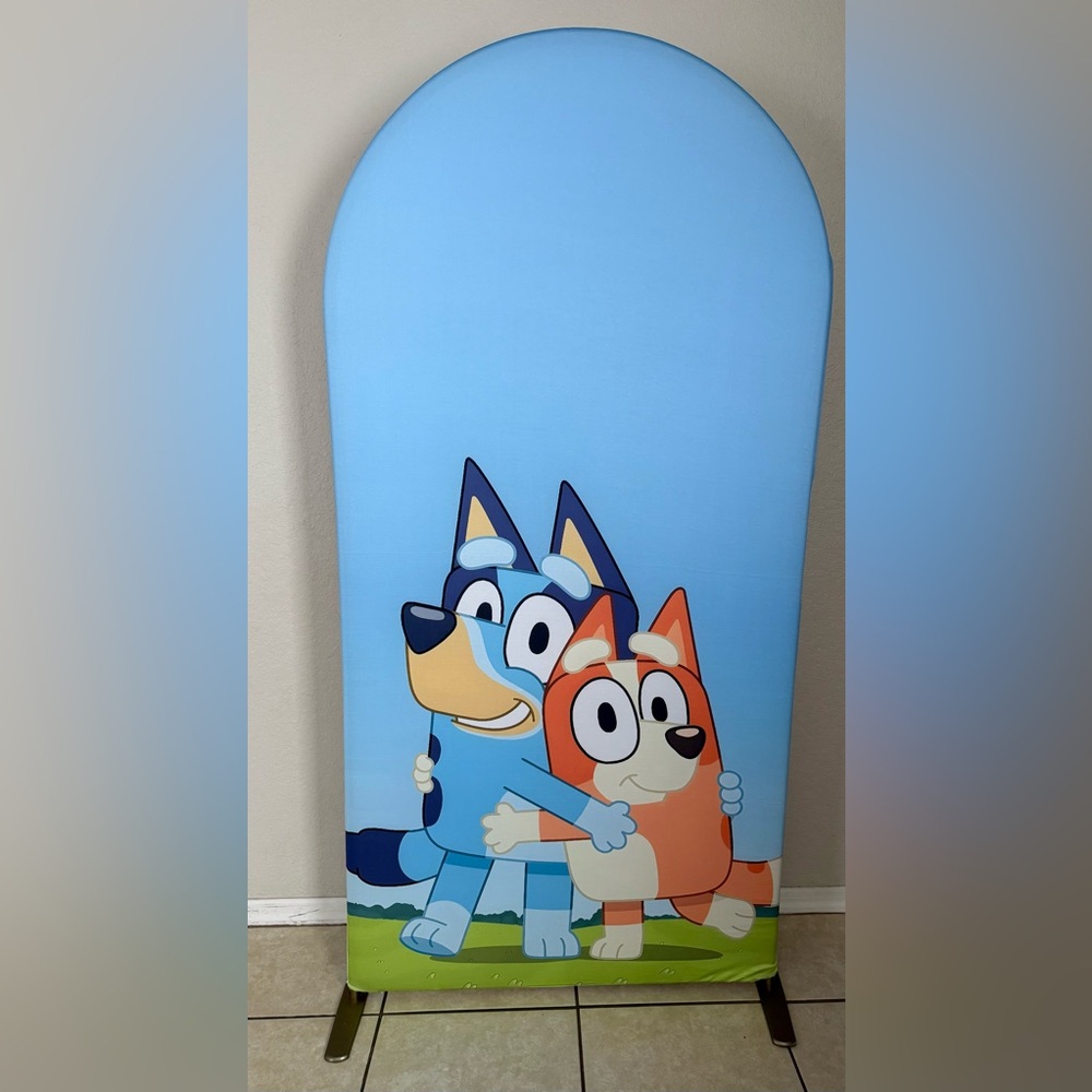 Bluey Arch Backdrop Cover